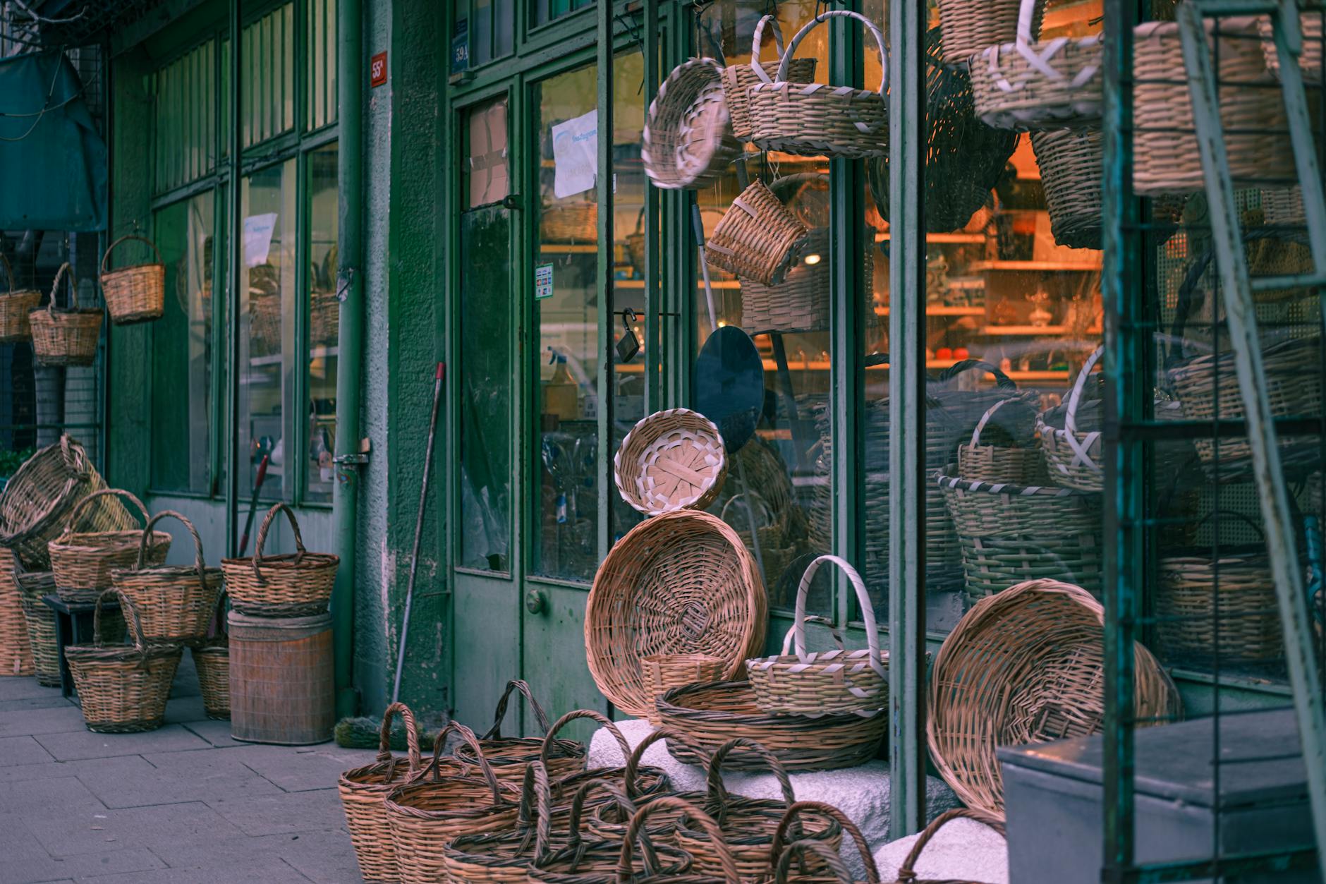 Small retail storefront with 