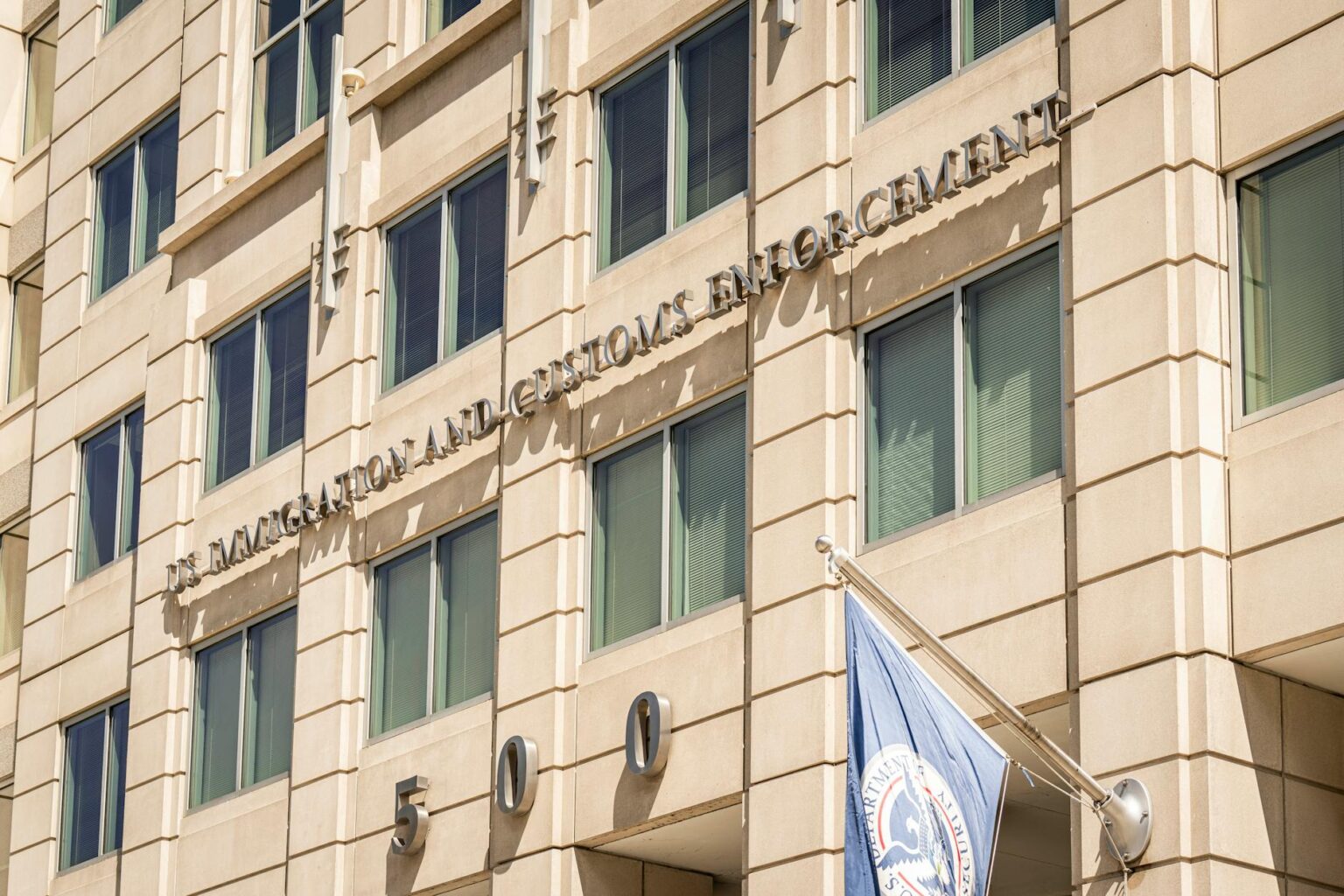 Federal government building representing Department of Justice headquarters