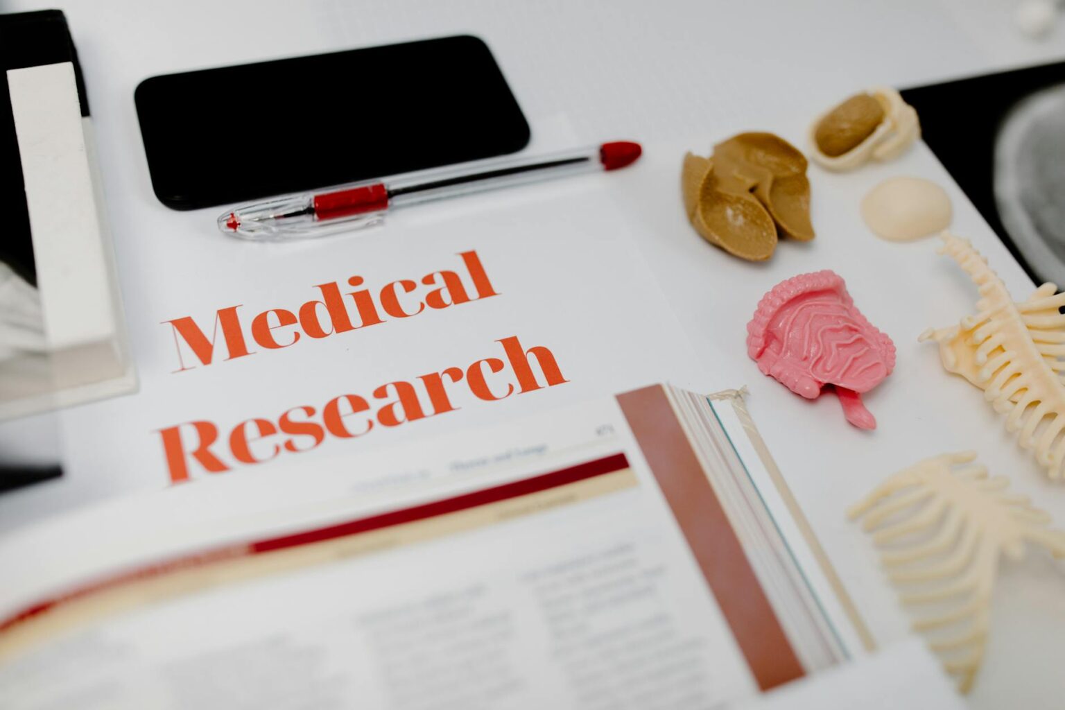 Medical professional reviewing research data and health studies