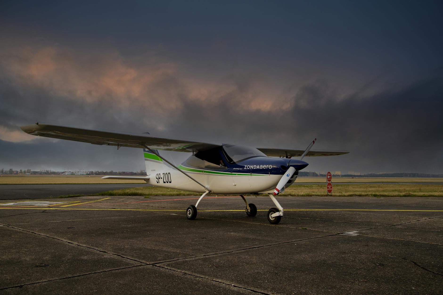 Modern electric aircraft representing aviation technology advancement
