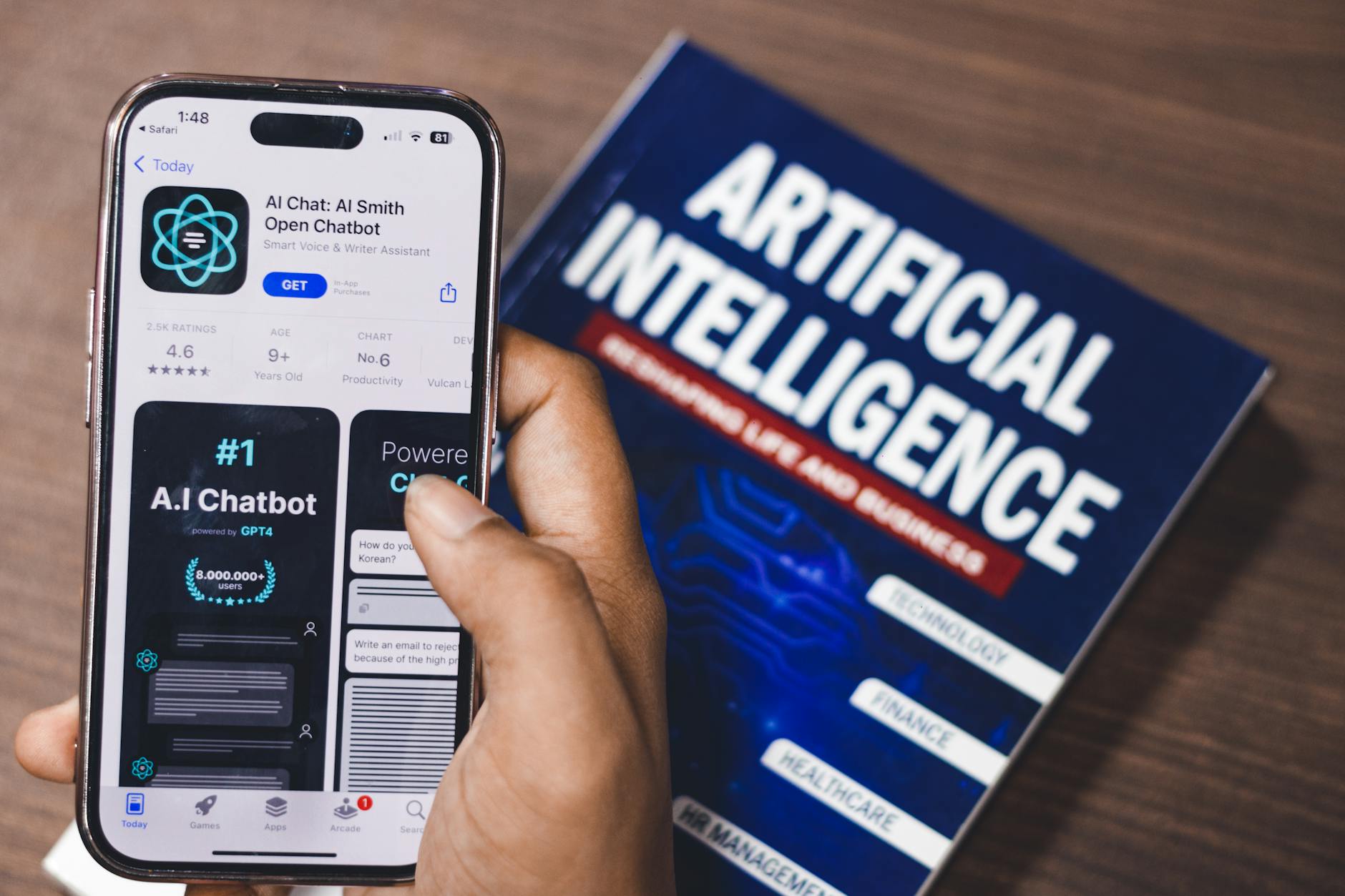 Modern computer servers and technology infrastructure for AI development