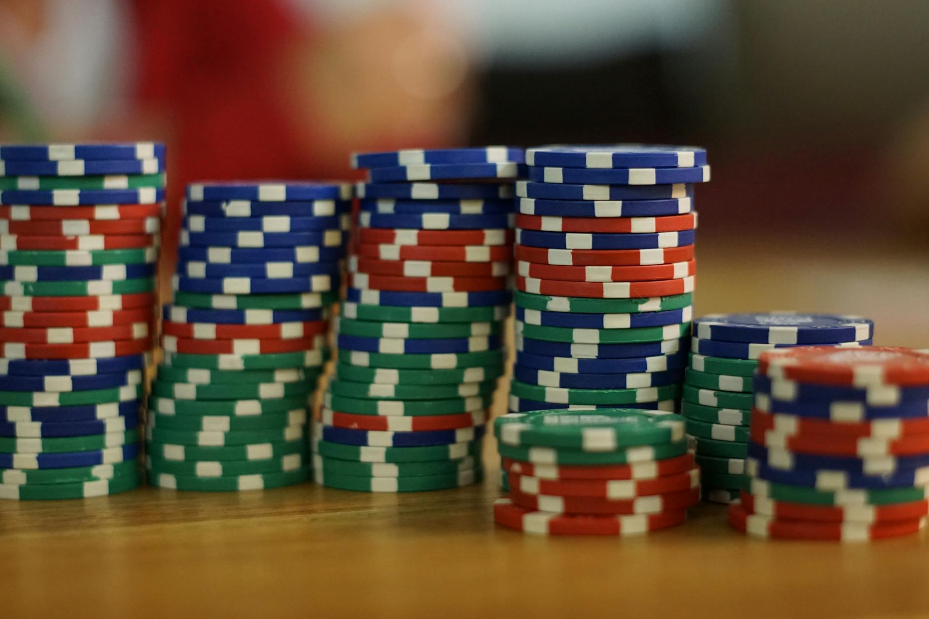 Racing betting tickets and cash on table