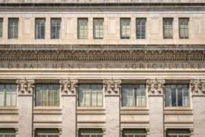 Exterior of the Federal Reserve building in Washington D.C.