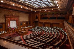 Senate Resolution Hands Missouri a 65-Year-Old Football Title Wide view of the United States Senate chamber floor during a session