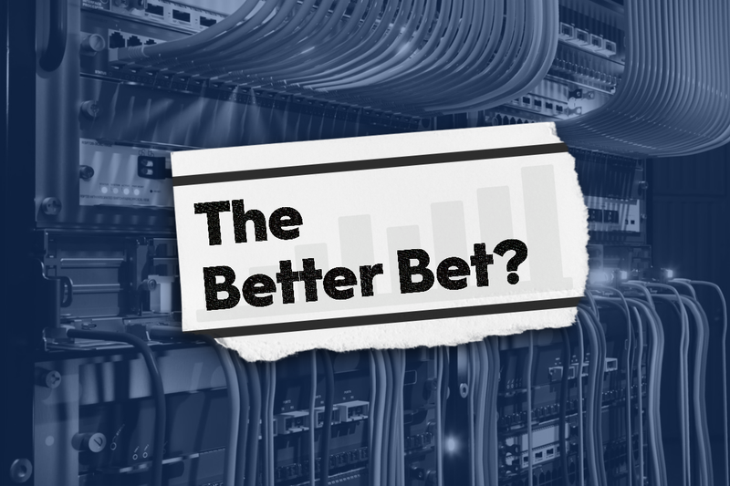 Investor reviewing early-stage technology stock charts and financial data